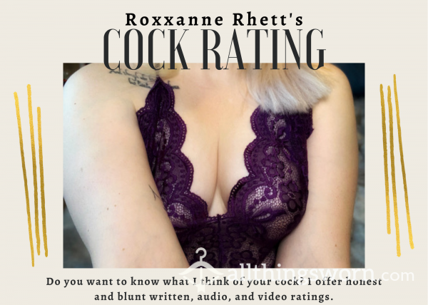 C*ck Rating By Roxxanne