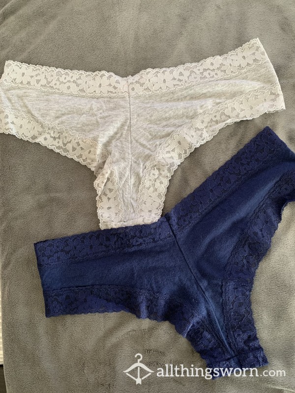 Cotton And Lace Cheeky Panty (US Shipping Included)