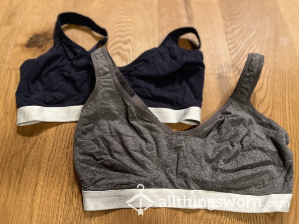 Cotton Bras- Blue Or Grey