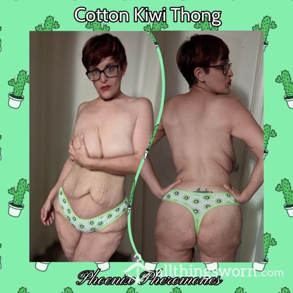 Cotton Kiwi Thong