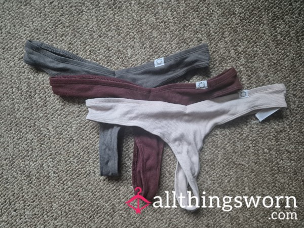 Cotton Thongs