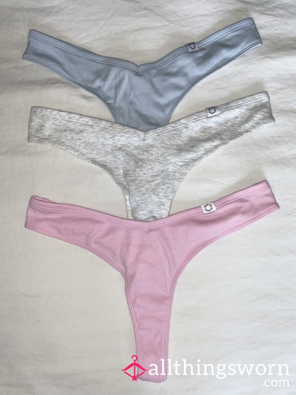 Cotton Thongs *48 Hr Wear*