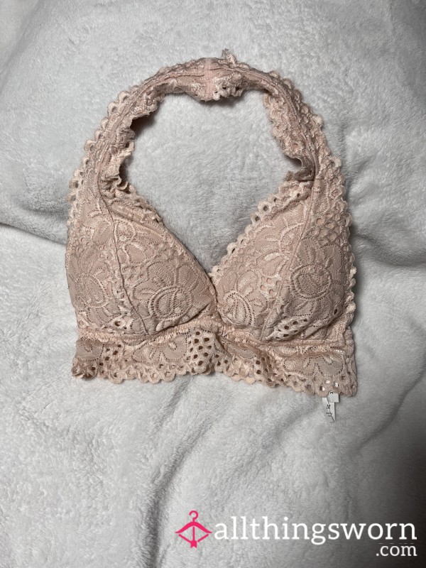 Cream Lace Bralette