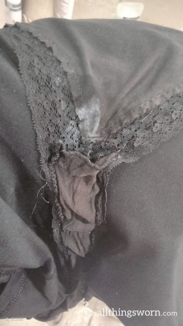 Creamy Sweaty Park Worn Panties