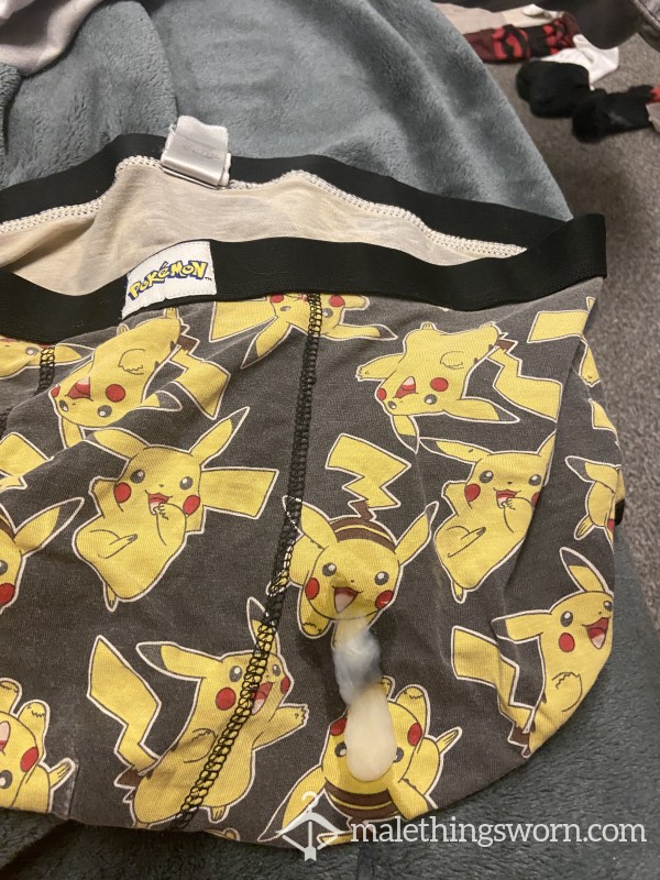 C*m On Pikachu Boxers