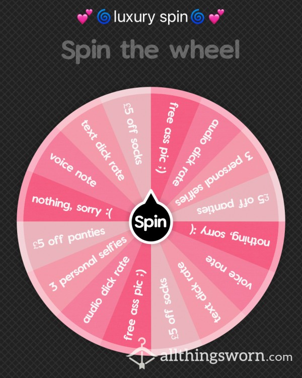 C*m Spin My Luxury Wheel 🤭