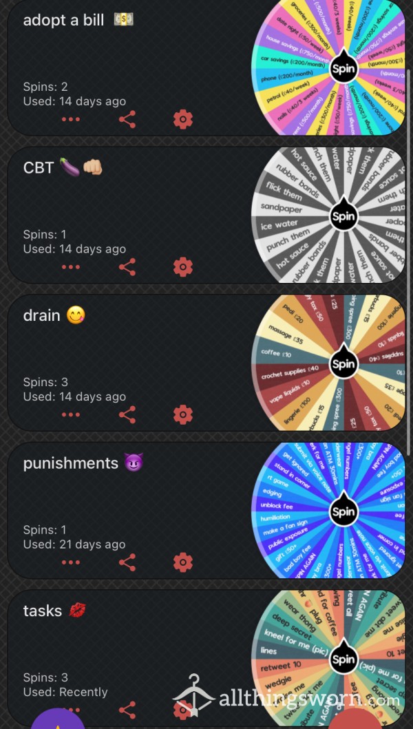 C*m Spin My Wheels