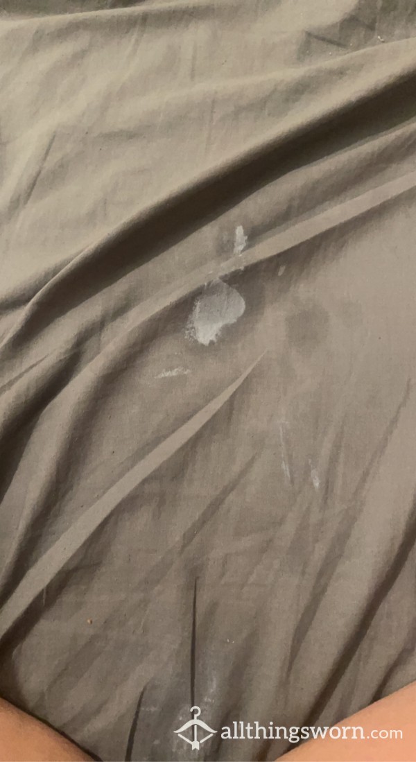 C*m STAINED BED SHEET