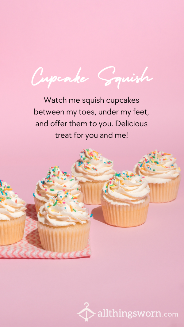 Don’t Miss This - $5 Only!! S**y Cupcake Squish Through My Toes🧁