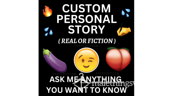 CUSTOM PERSONAL STORY 👀