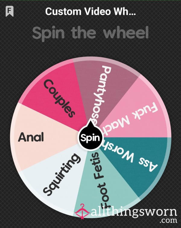 Custom Video Wheel Game - Vanilla