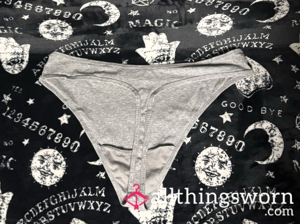 Custom Wear - Grey Cotton Thong