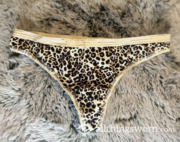 Cute Animal Print Thong