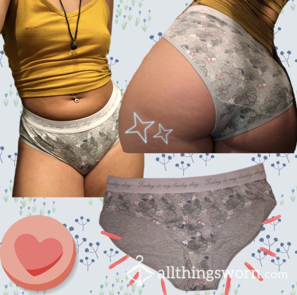 Cute Flor*l Full Back Panties