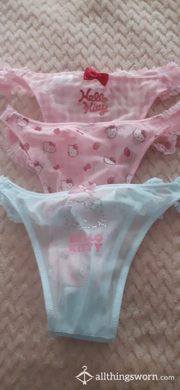 Cute Hello Kitty Thongs X