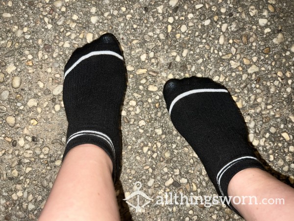 Cute Little Black Socks Well Worn