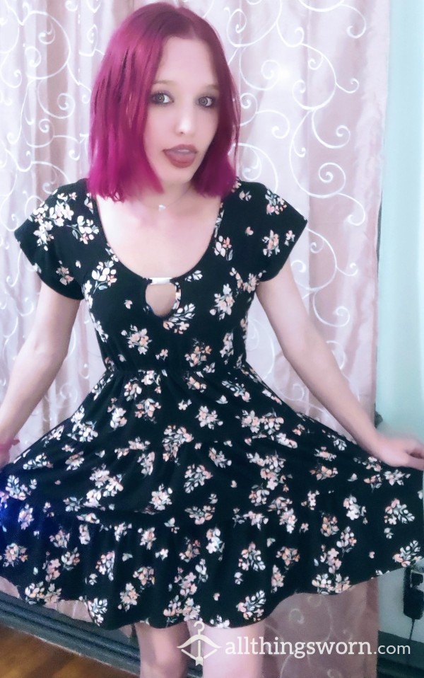 Cute Little Black Sundress, Old And Worn Super Soft