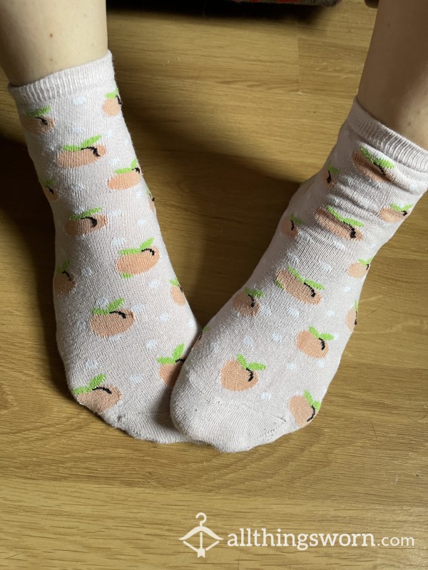 Cute Peach Socks