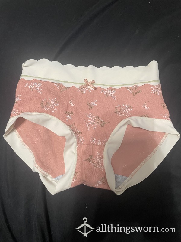 Cute Pink Flor*l Panties