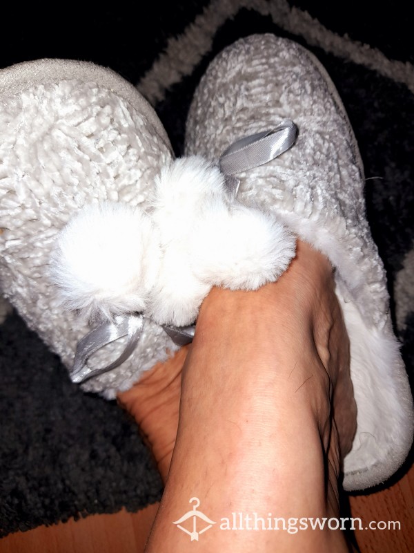 Cute Slippers Worn With My S**y Feet