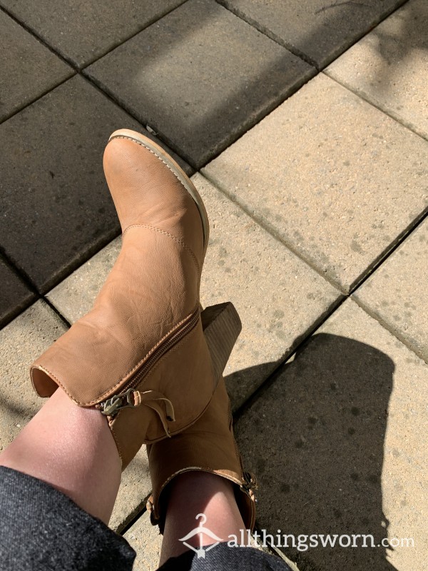 Cute Tan Boots