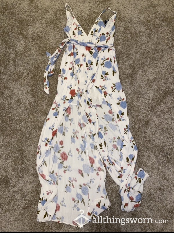 Cute Used Flor*l Jumpsuit!