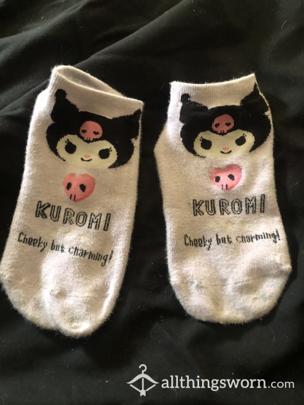 Cute Well-Worn Kuromi Socks🖤