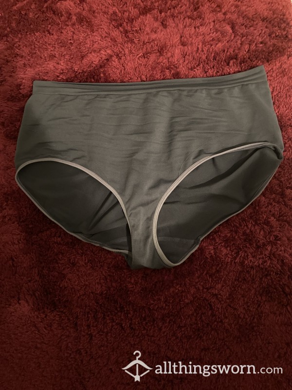 Dark Gray High Waist Panties