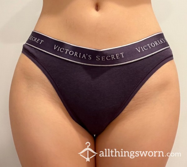 Dark Purple Victorias Secret Thong