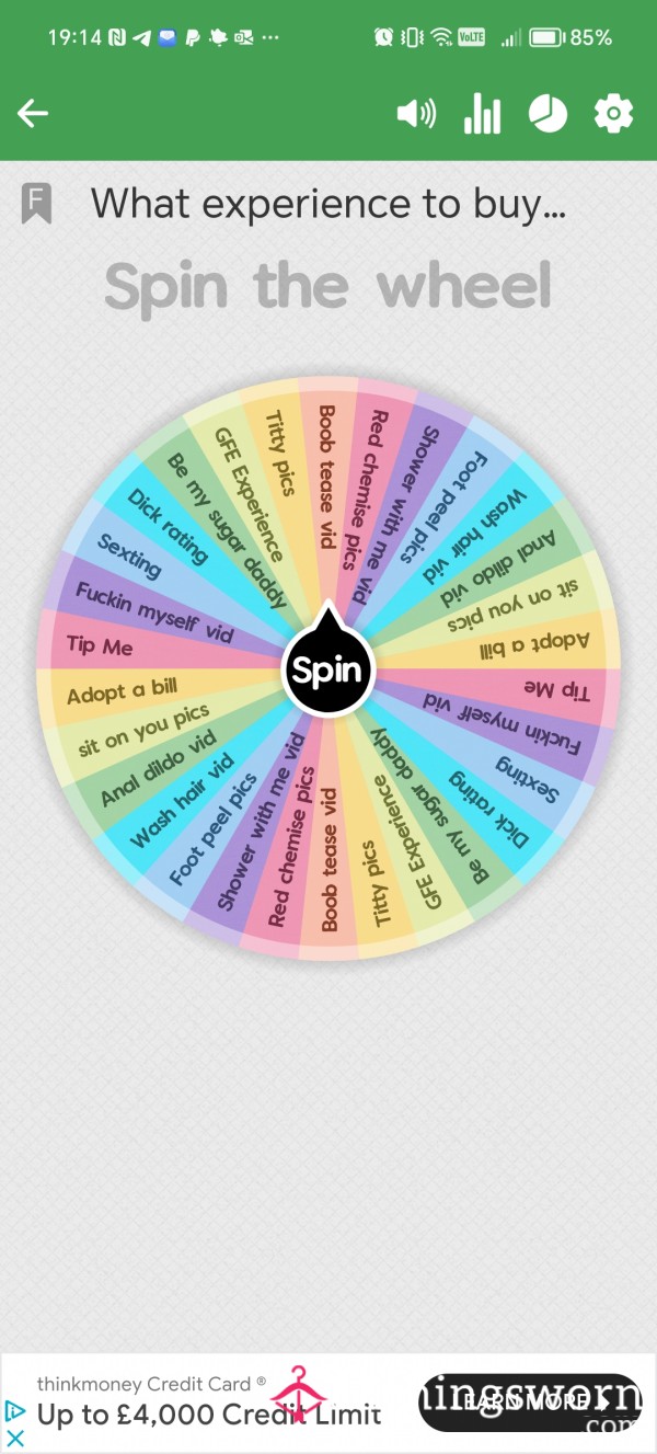 Decision Wheel - What Instant/online Item Should I Buy 💸