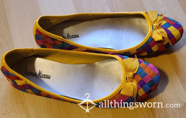 Designer Well Loved Flats! (Neiman Marcus)