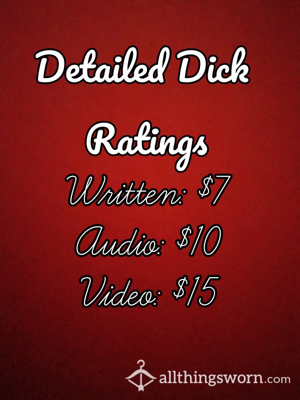 Detailed D*ck Ratings From A Fae Goddess