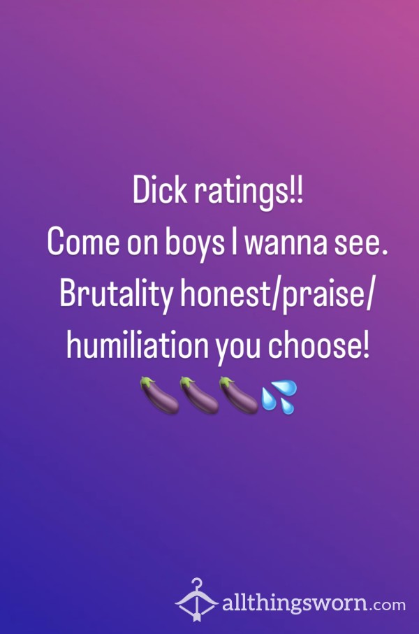 D*ck Ratings 🍆