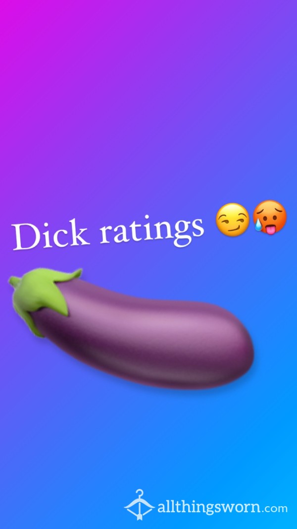 D*ck Ratings 🍆💦