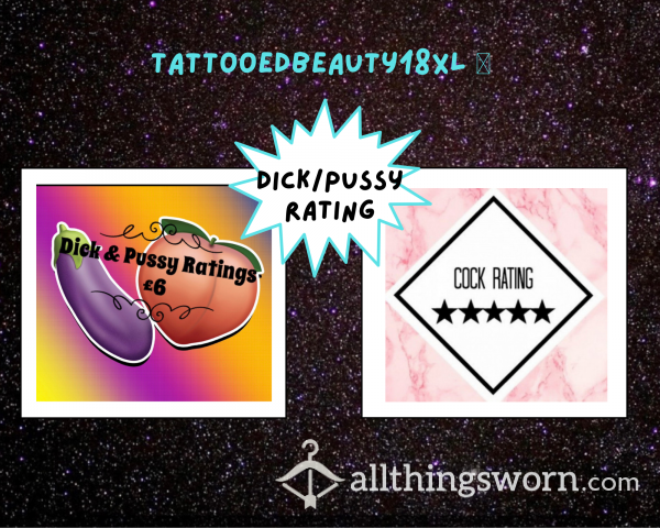 D*ck/pu**y Rating