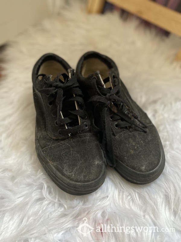 Dirty Black Vans