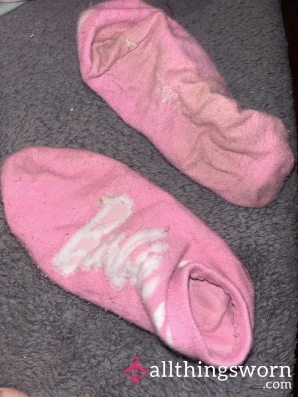 Dirty Pink Barbie Socks