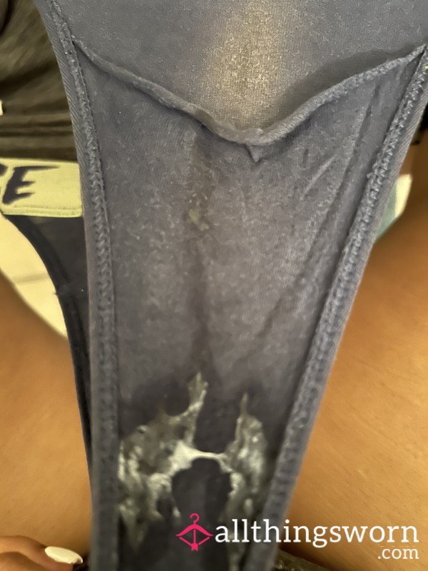 Dirty Stained Thong With C*m