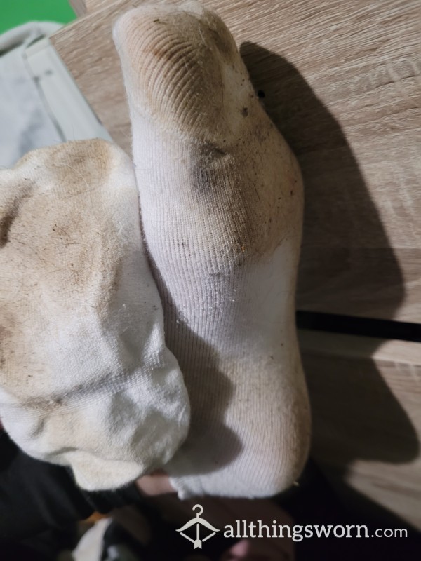 Dirty White Socks