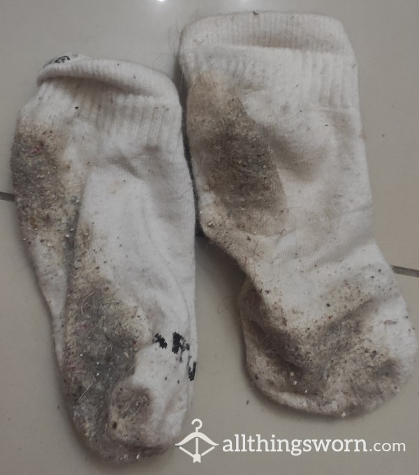 Dirty White Socks