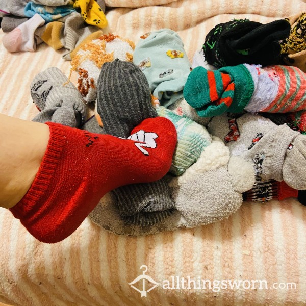 DIRTY WORN SOCKS SALE