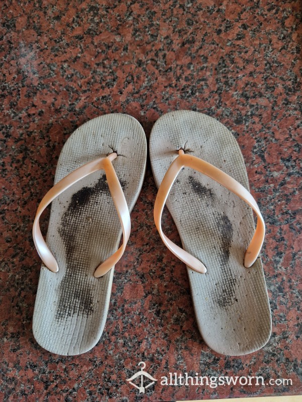 Disgusting Old Flip Flops