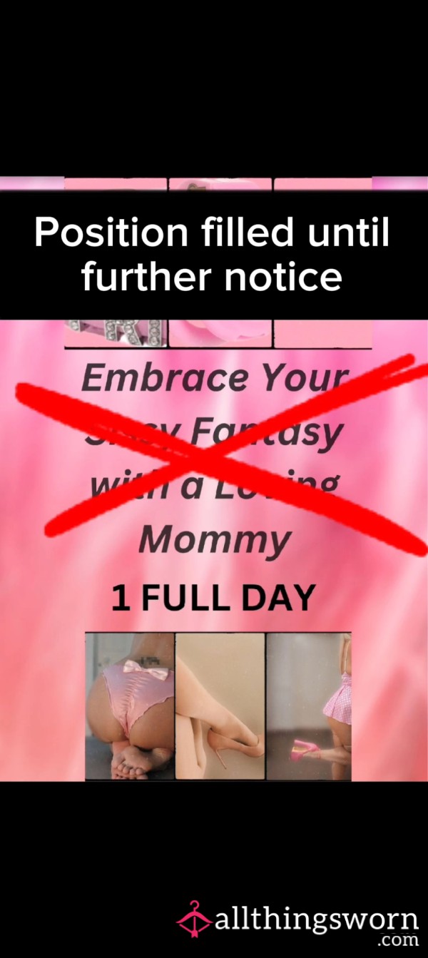 Embrace Your Sissy Fantasy With A Loving Mommy (1 Full Day)