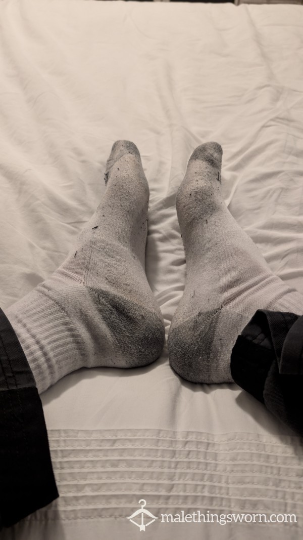 Everlast White Socks. Sealed After A 3 Day Wear While Damp. So Still Brewing😝😝🤯🤯