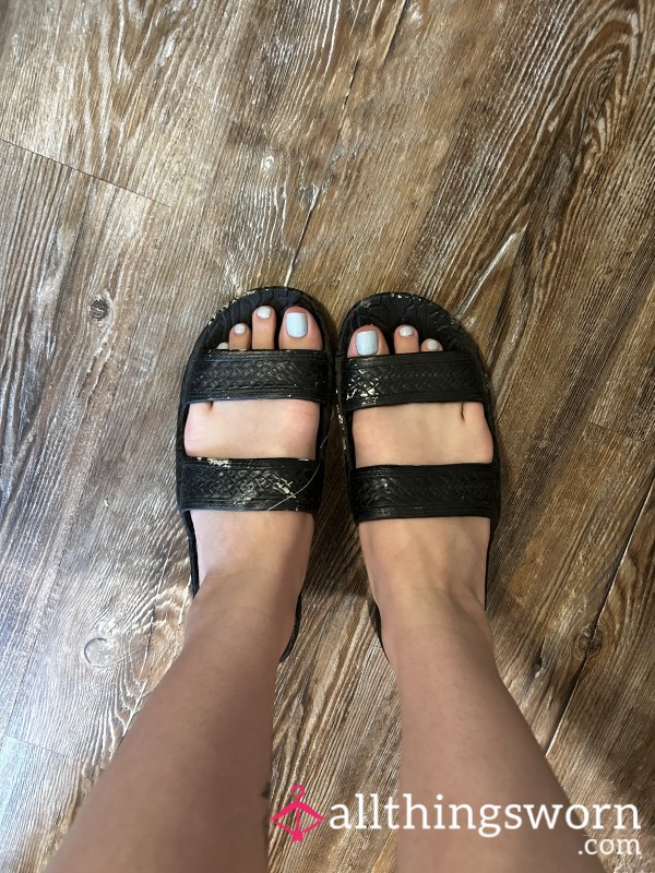 Black Jandals