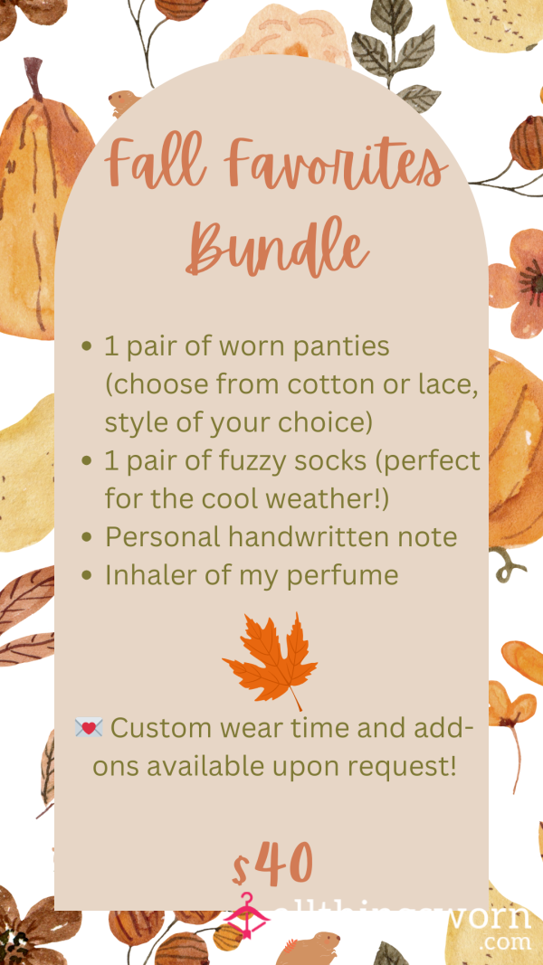 Fall Favorites  Bundle