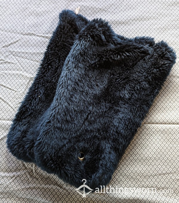 Faux Fur Shoe Bag