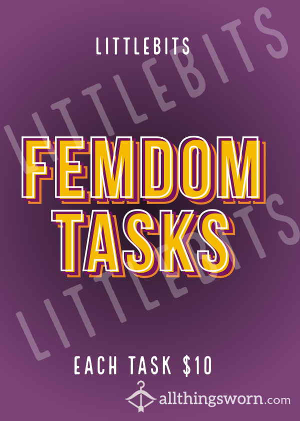 Femdom Tasks