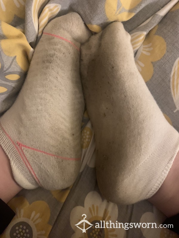 Filthy White Socks