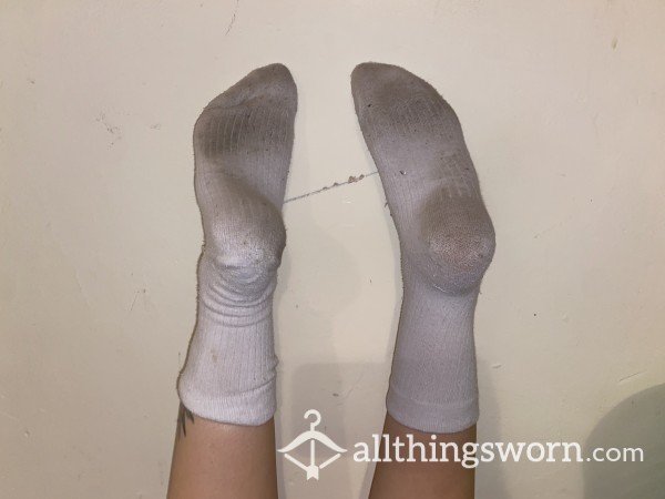 Filthy White Socks